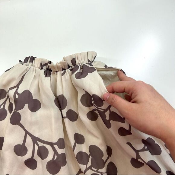 Omamimini Stone Berries Pleated Ruff Collar Tent Sleeveless Dress 3T - Picture 4 of 8